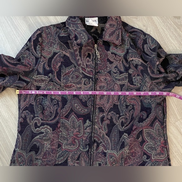 BonWorth Textured Paisley Jacket - Picture 9 of 11